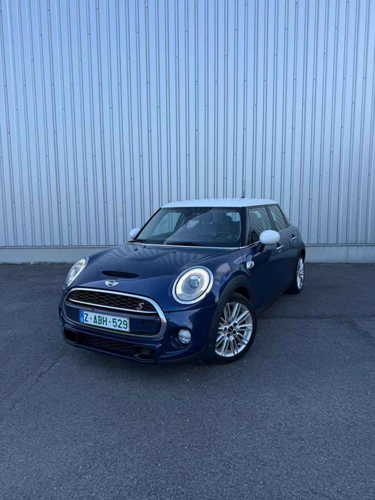 Mini Cooper Sport, Auto's, Mini, Particulier, Cooper S, Benzine, Euro 6, Berline, 4 deurs, Handgeschakeld, Blauw, Zwart, Leder