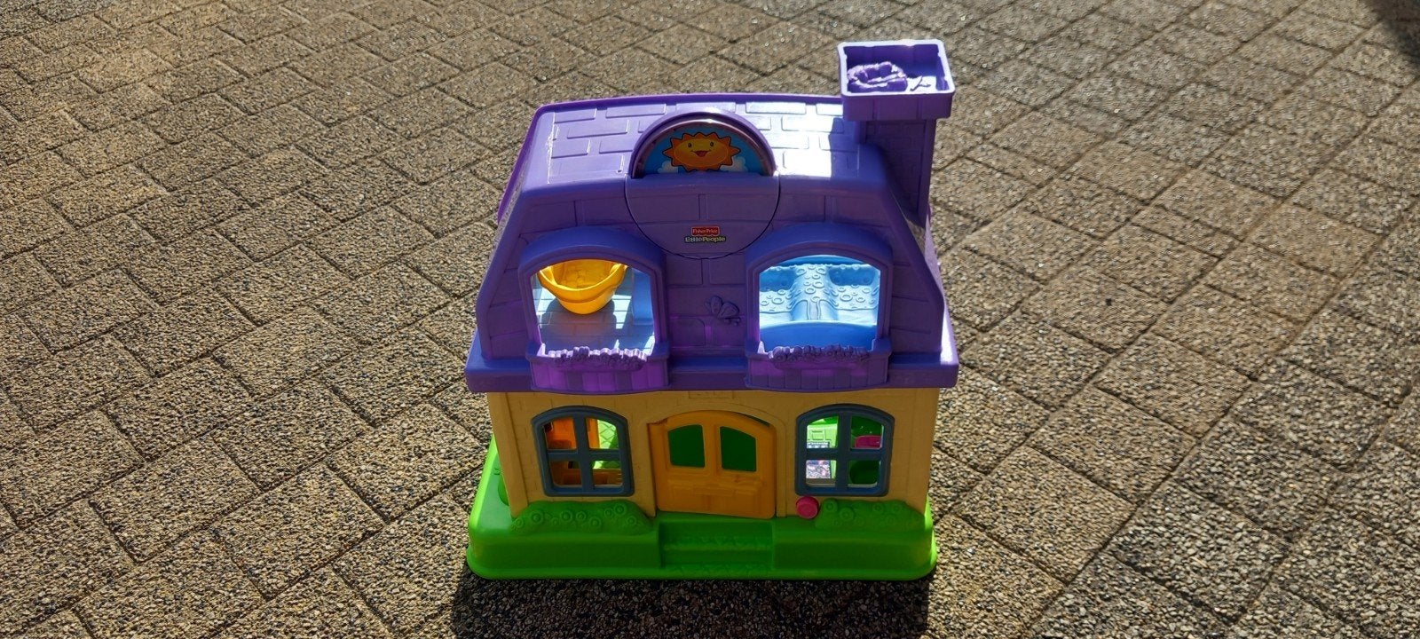 Fisher-Price Little People Happy Sounds Huis met geluid, Ophalen of Verzenden, Zo goed als nieuw