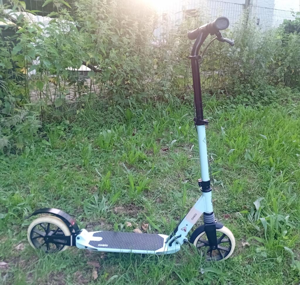 Trottinette adulte 7xl vert pale, Enlèvement