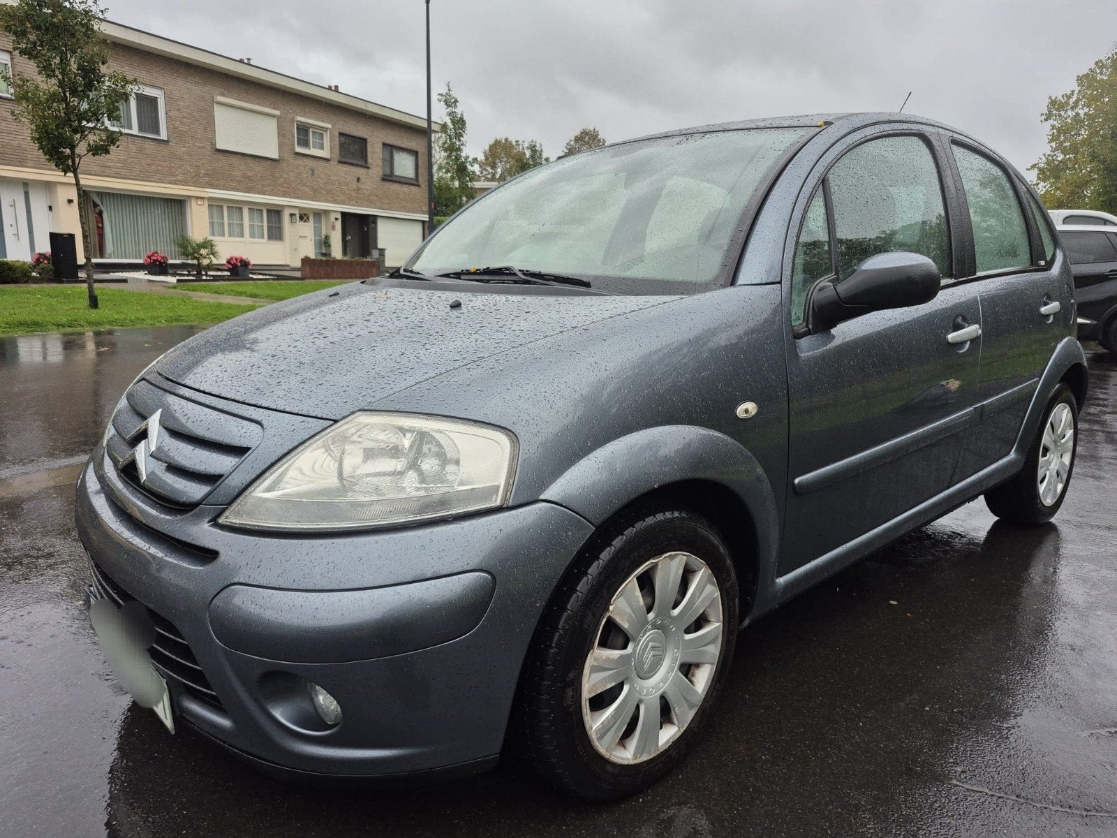 Citroën C3 1.4benzine 2007 Airco, Auto's, Voorwielaandrijving, Stof, Beige, 4 cilinders