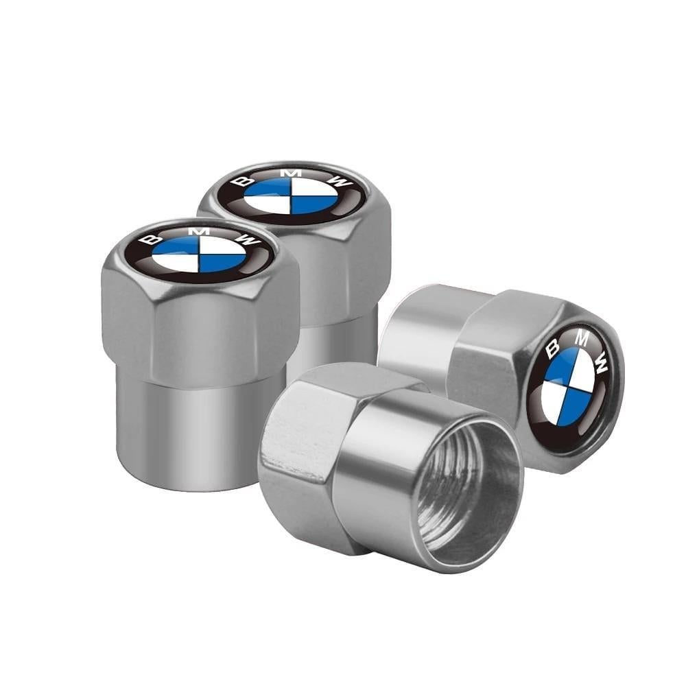 Bmw metalen velgen ventieldopjes zwart of zilver, Ophalen of Verzenden