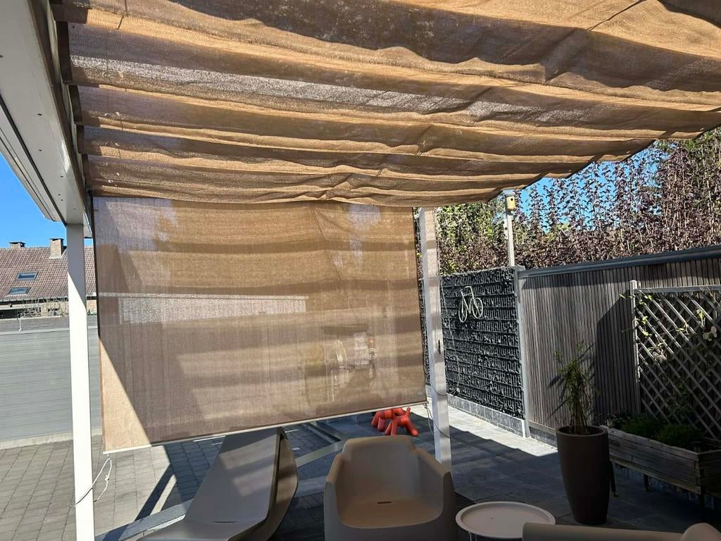 Zonnescherm 2 jaar oud, Tuin en Terras, Zonneschermen, Ophalen