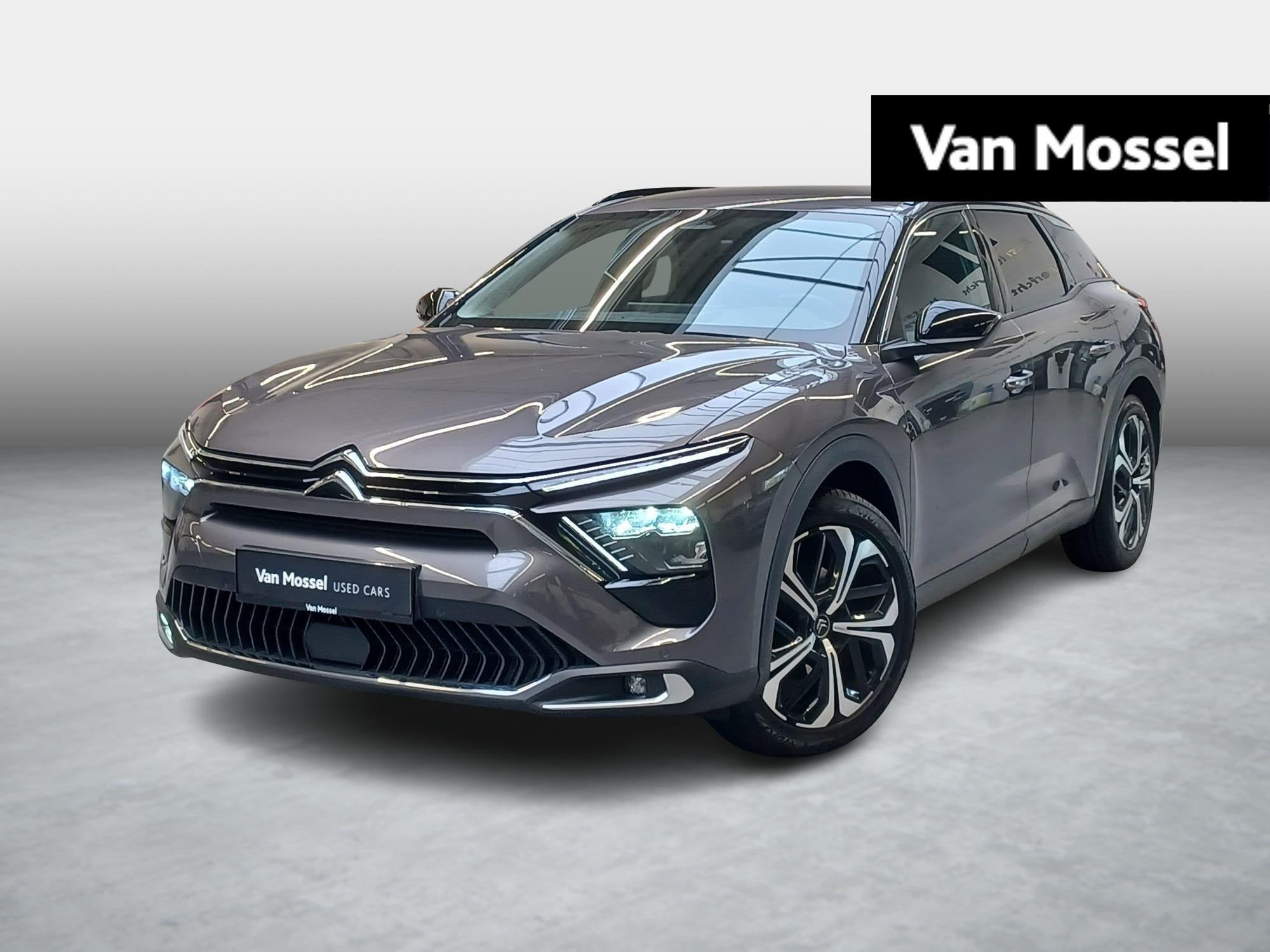 Citroën C5 X 1.2T 130pk AT8 Shine + Leder + Afn. Trekhaak, 745 kg, Stof, Gebruikt, Automatische klimaatregeling