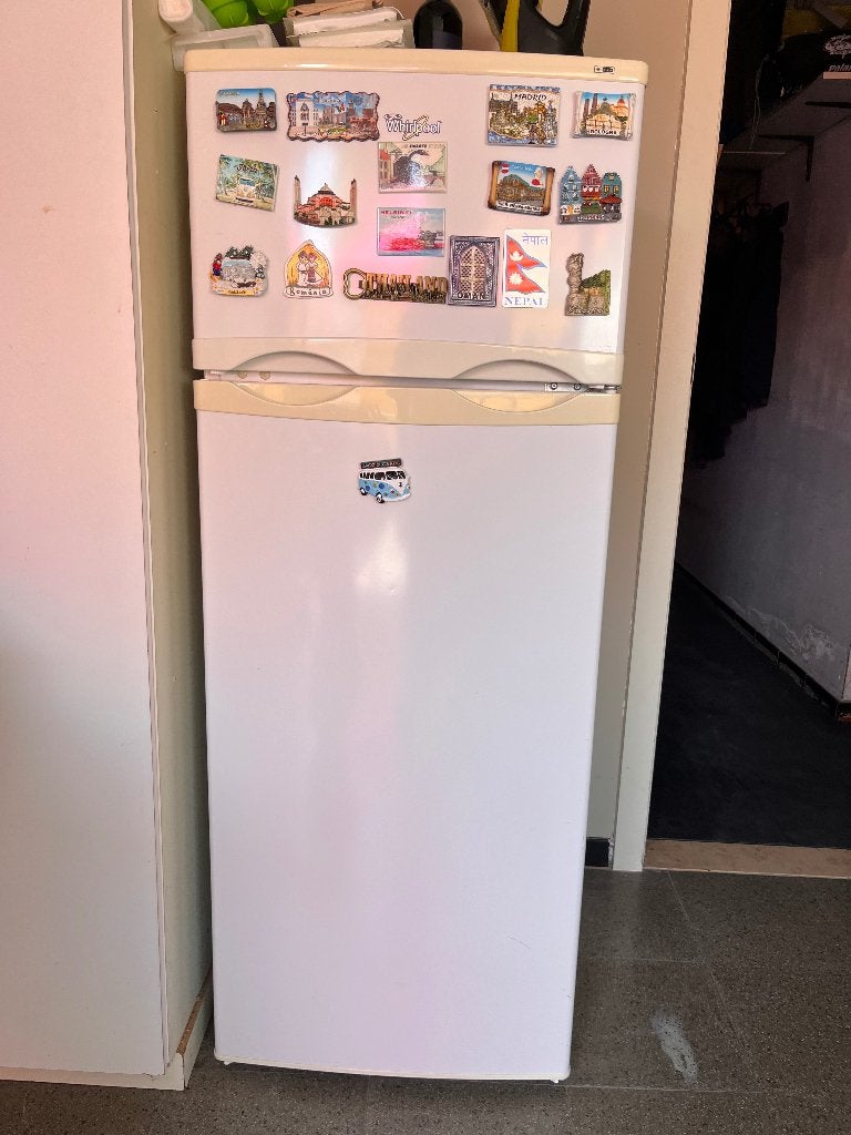 whirlpool ijskast met vriesvak, Elektronische apparatuur, Koelkasten en IJskasten, Ophalen, 120 tot 140 cm, 200 liter of meer