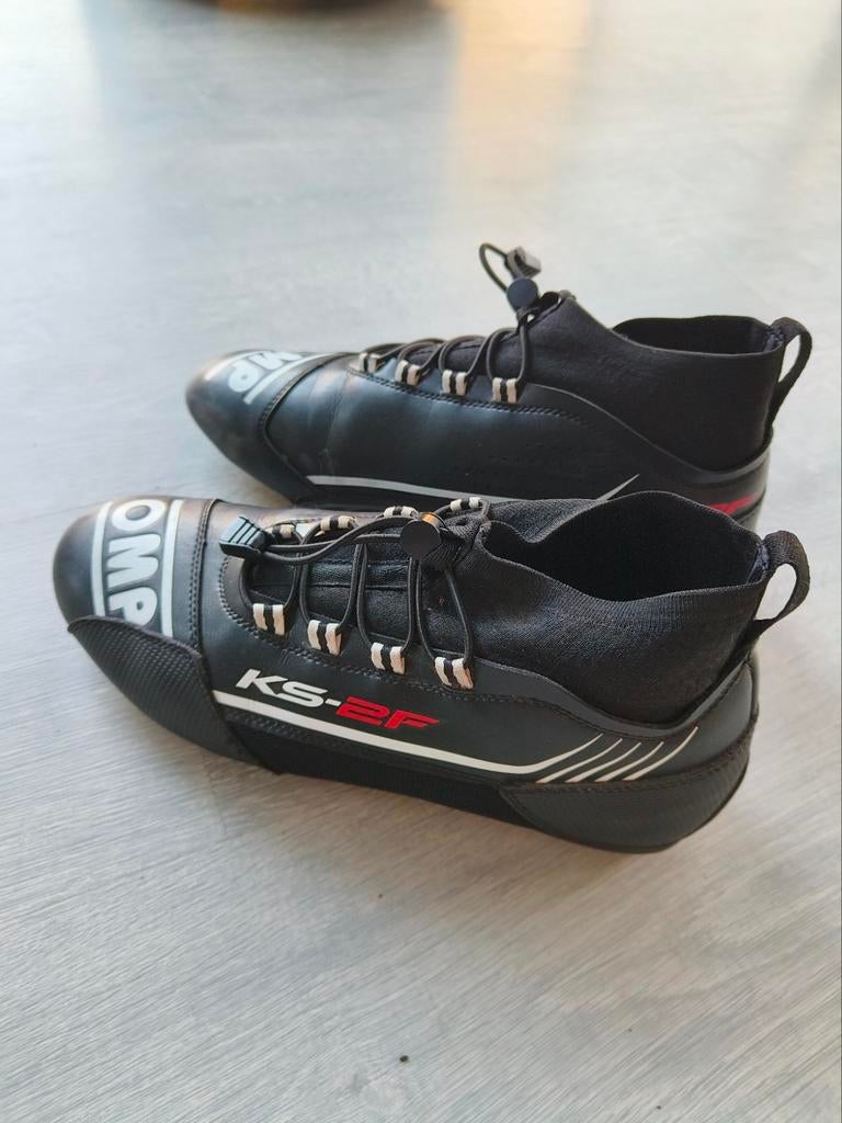 OMP KS-2F (kart) raceschoenen, Sports & Fitness, Karting, Enlèvement, Comme neuf, Vêtements ou Chaussures