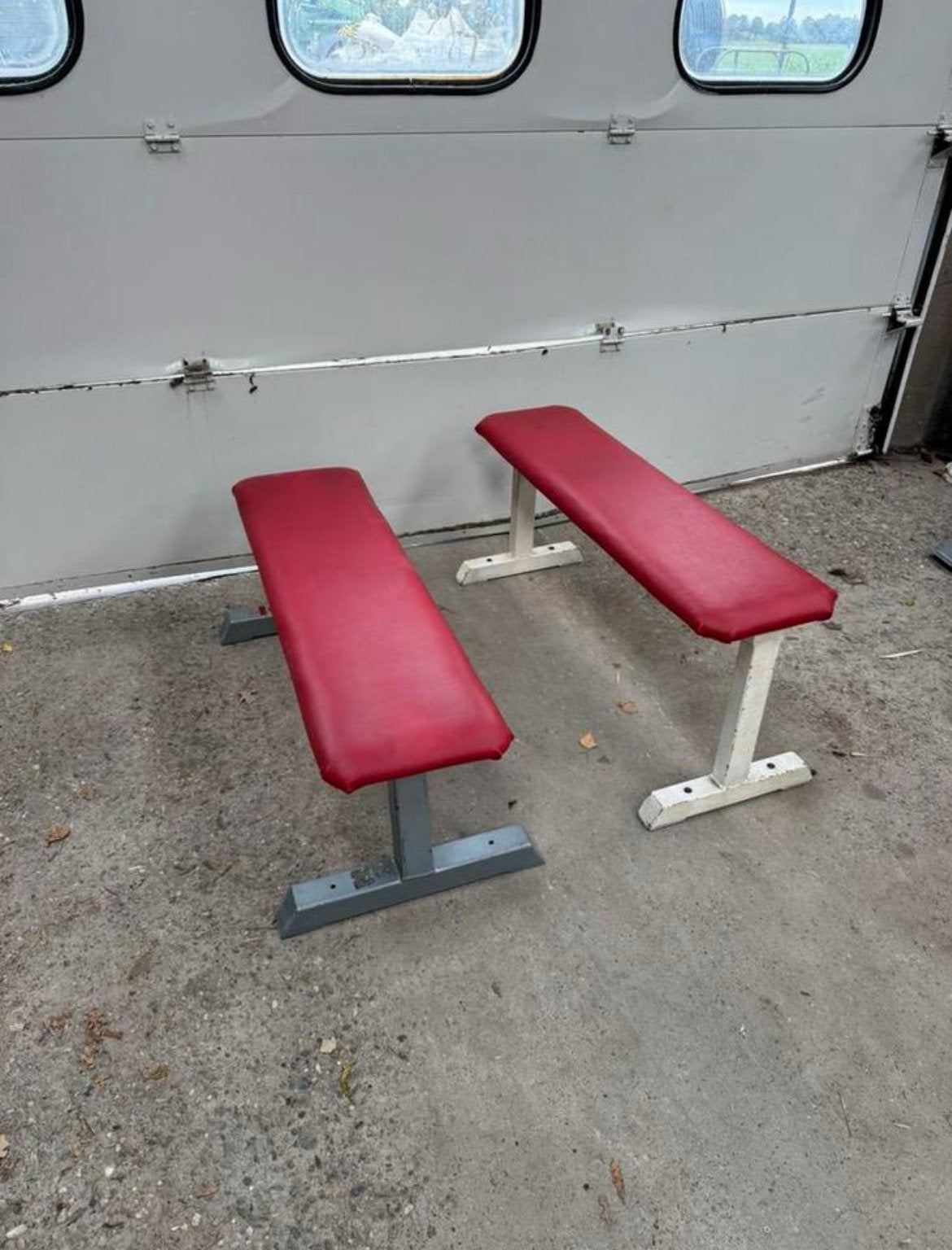 Gym 80 flat benchjes / bankjes, Sport en Fitness, Ophalen, Gebruikt, Benen, Overige typen