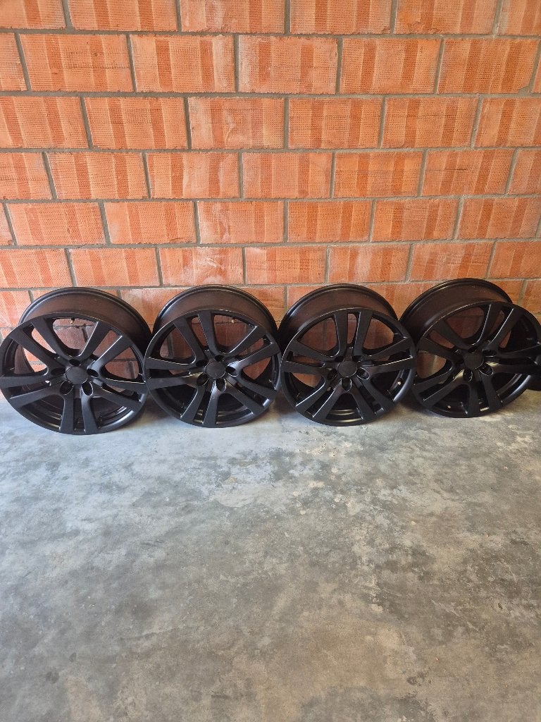 Zwarte velgen 17", Ophalen, Gebruikt, Velg(en), 17 inch