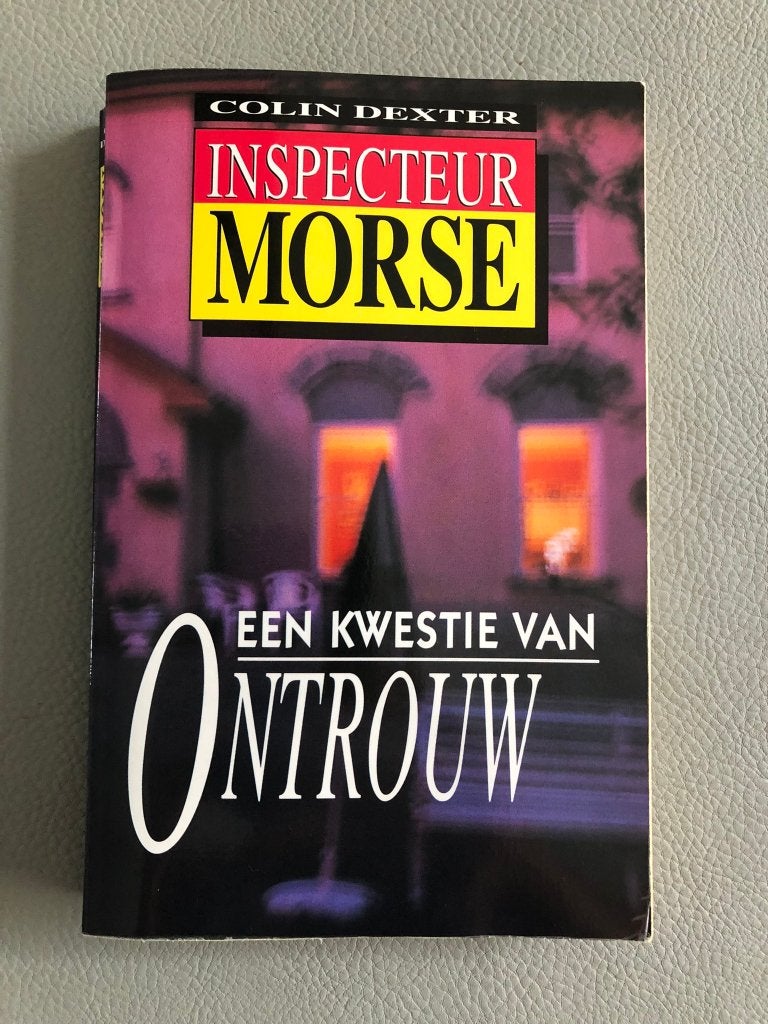 Colin Dexter - Inspecteur Morse. Een kwestie van ontrouw., Tv-bewerking, Ophalen of Verzenden, Zo goed als nieuw, Colin Dexter