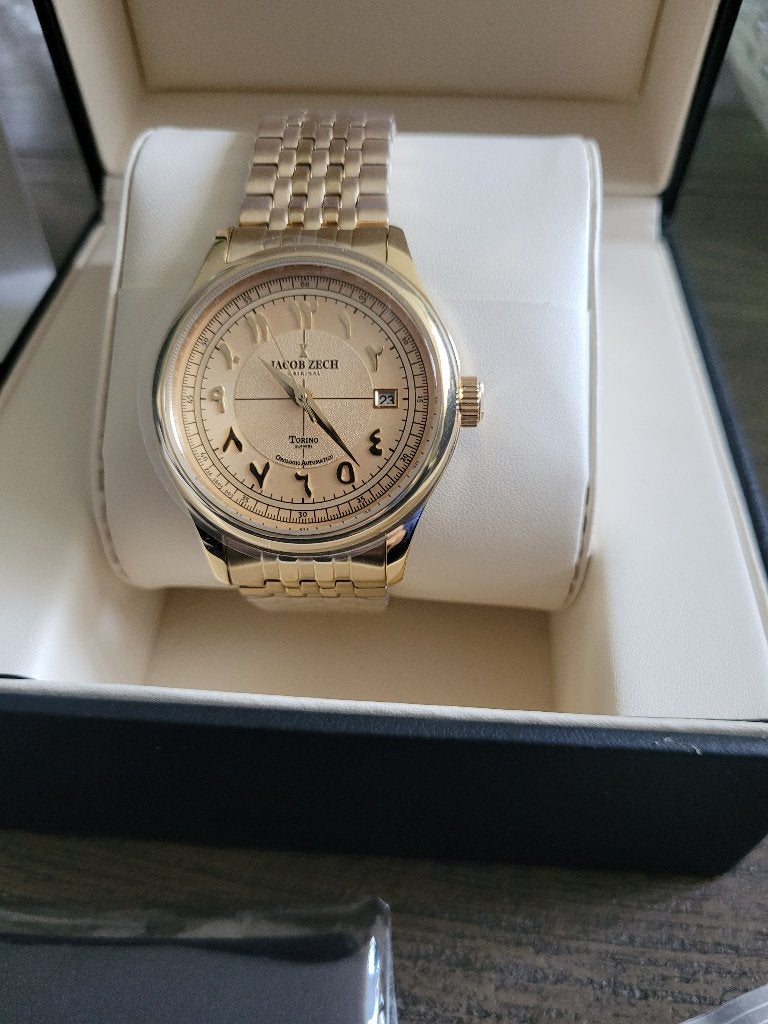 Jacob Zech Torino Limited Edition Nummer 2! SEIKO Nieuw!, Enlèvement ou Envoi, Étanche, Neuf, Jaune