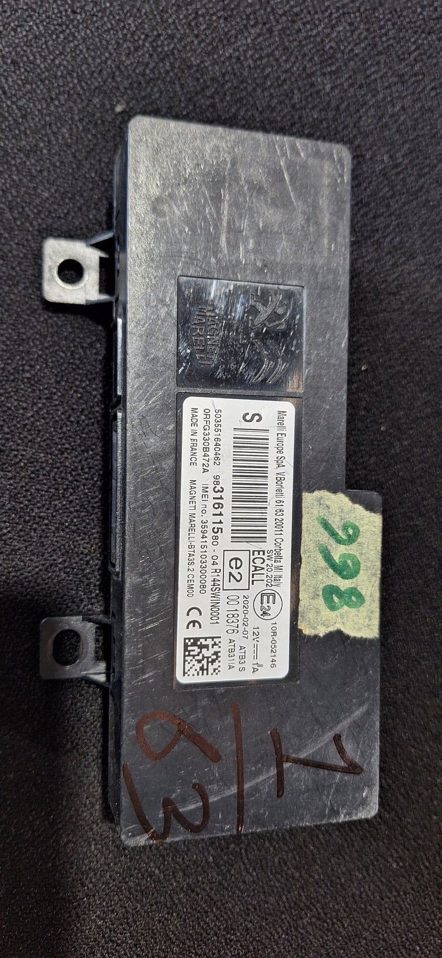 eCall Noodoproep Module Peugeot 208 3008 Citroen C3 Opel 983, -, Utilisé, -, -