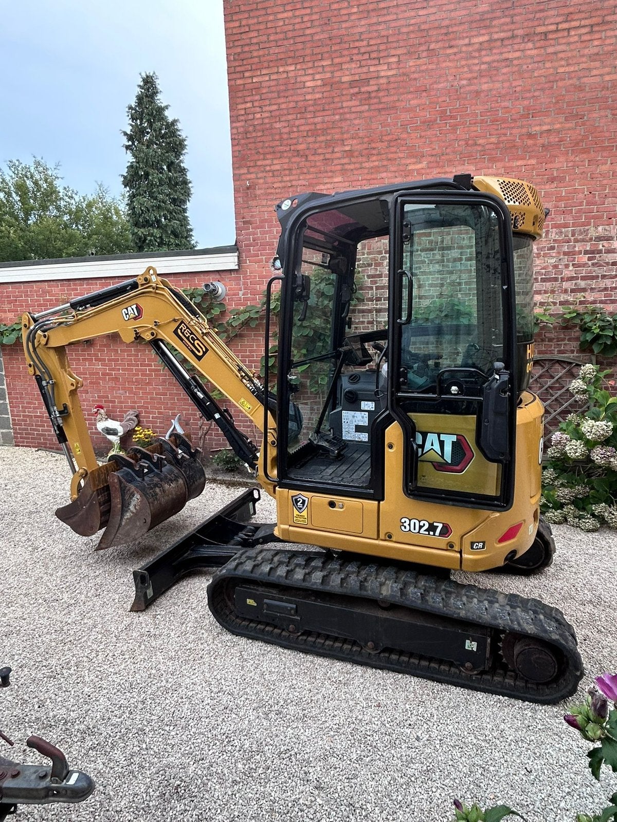 TE HUUR – CAT 302.7 CR MINIGRAVER, Ophalen