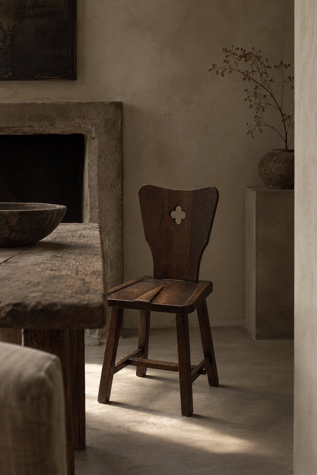 Wooden chair / houten stoel, Ophalen