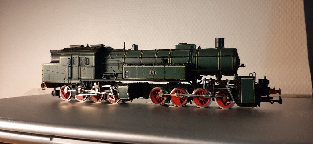 Locomotive à vapeur Rivarossi 1354 H0 DC Gt 2x 4/4 #5766, Hobby & Loisirs créatifs, Enlèvement ou Envoi, Comme neuf, Locomotive