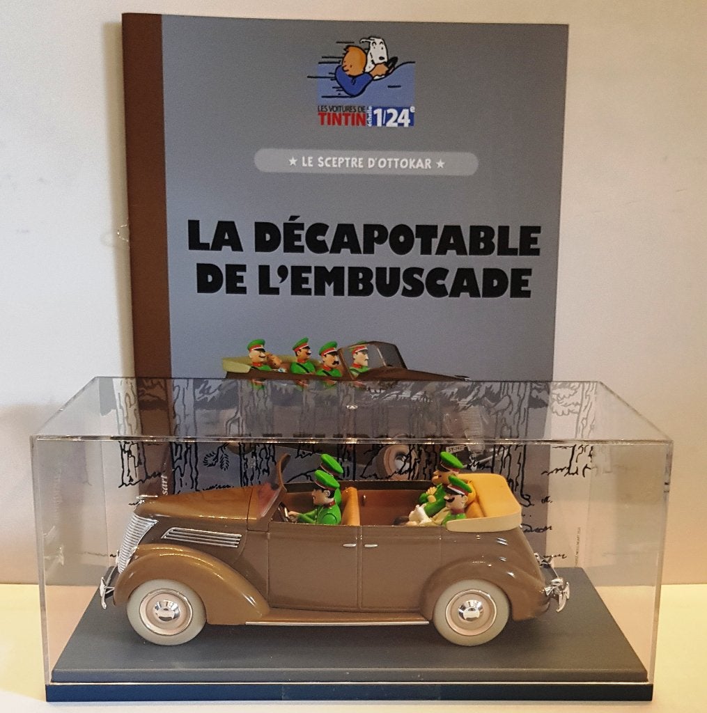 Les voitures de Tintin 1/24 « La décapotable de l'embuscade", Collections, Envoi, Tintin, Neuf, Statue ou Figurine