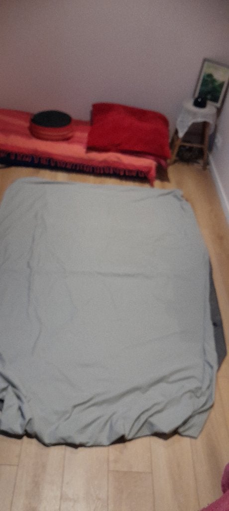 Drap housse matelas de camping, Caravanes & Camping, Matelas pneumatiques, Utilisé, 2 personnes, Enlèvement ou Envoi