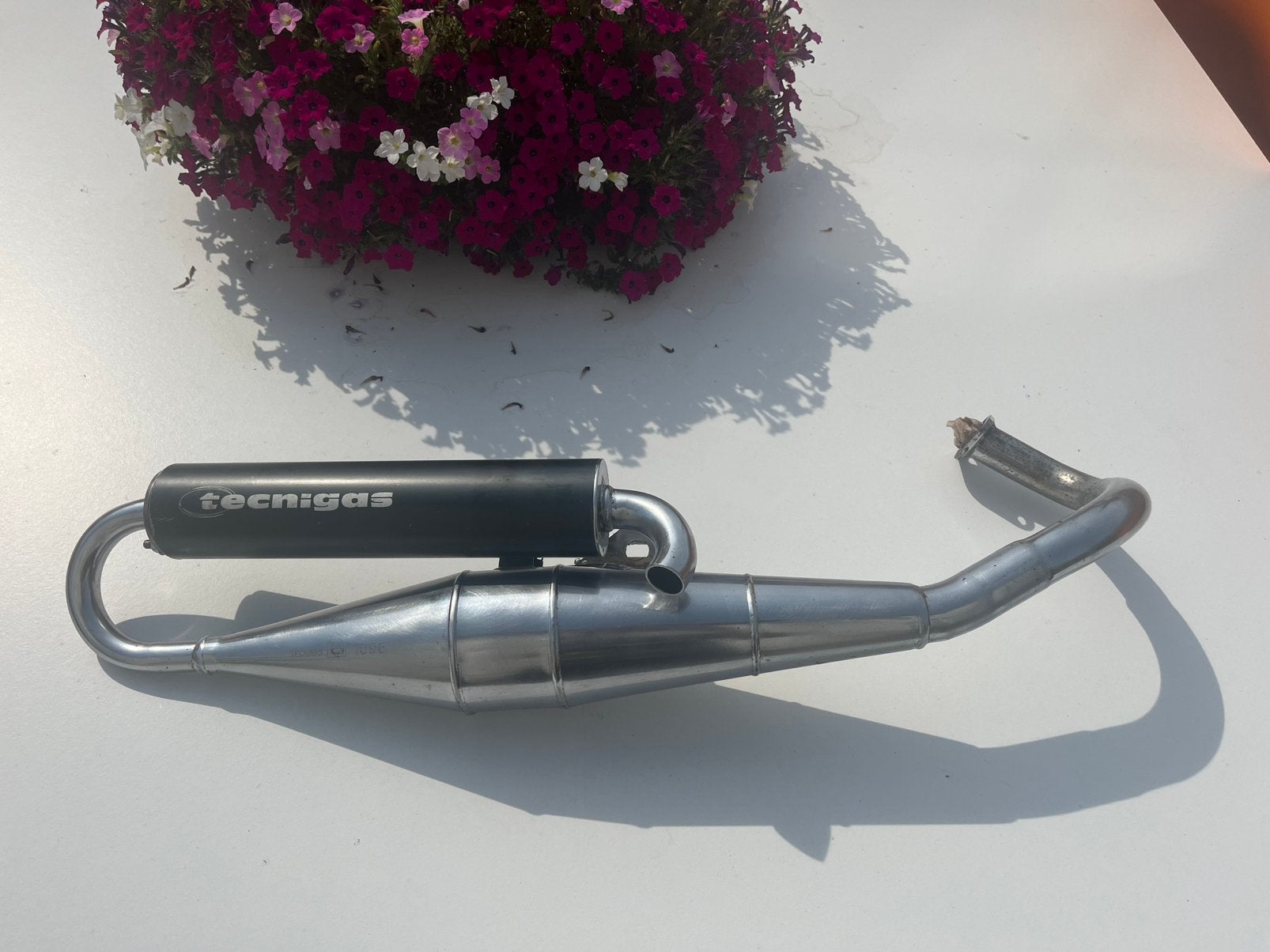 Technigas next r uitlaat, Fietsen en Brommers, Brommers | Tuning en Styling, Ophalen of Verzenden, Zo goed als nieuw