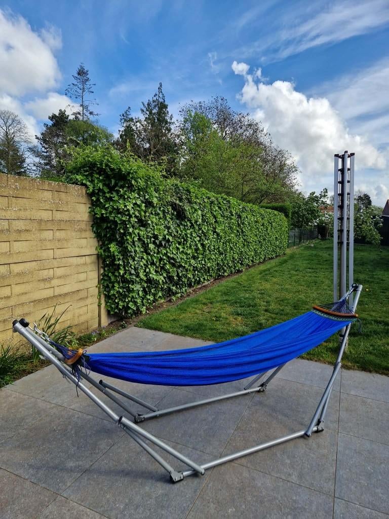 Hangmat DRAAGBAAR in hoes. Potk, Jardin & Terrasse, Hamacs, Une personne, Comme neuf, Enlèvement, Intérieur