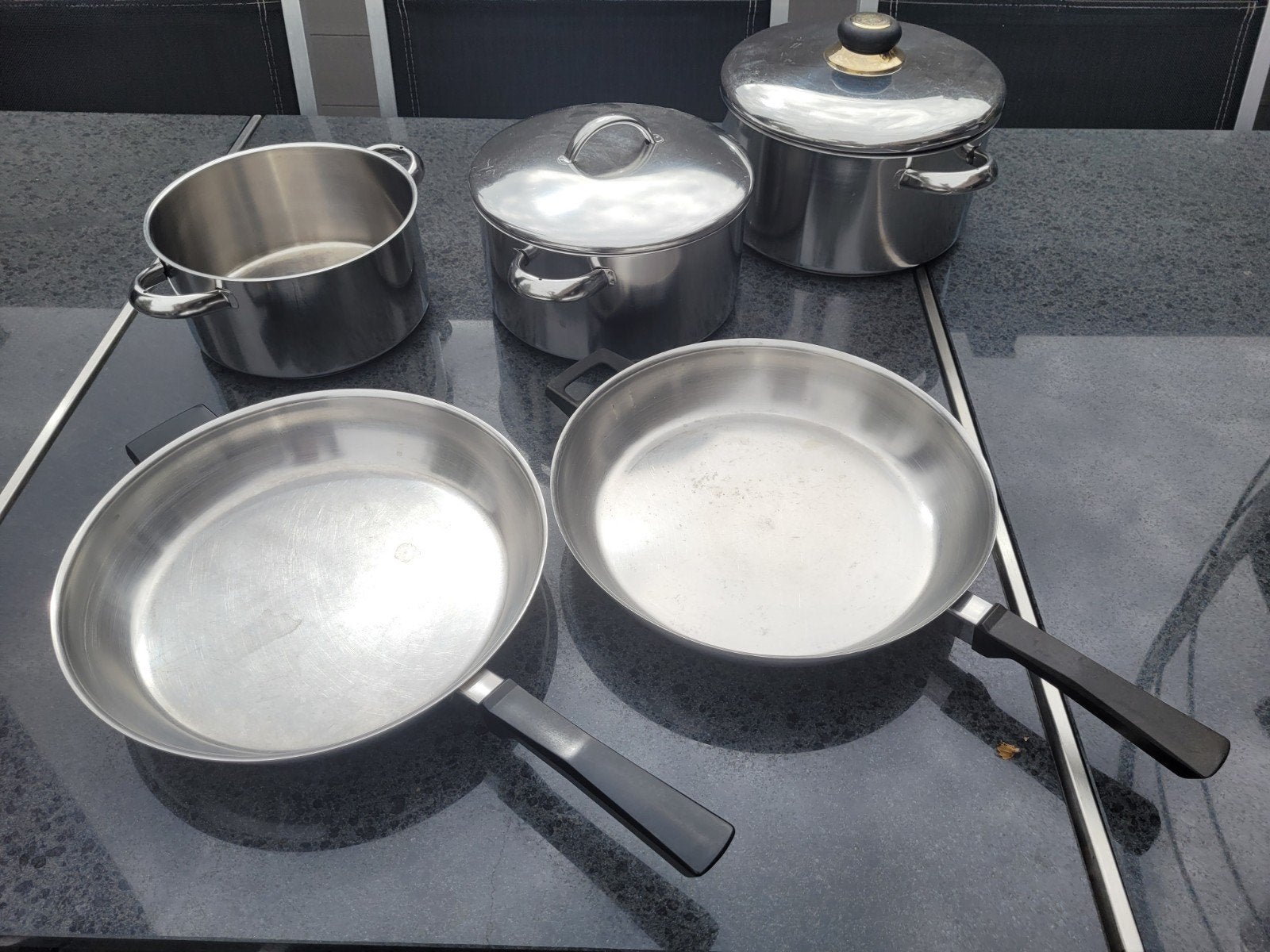 5 delige set Demeyere Silvinox, Ophalen, Demeyere
