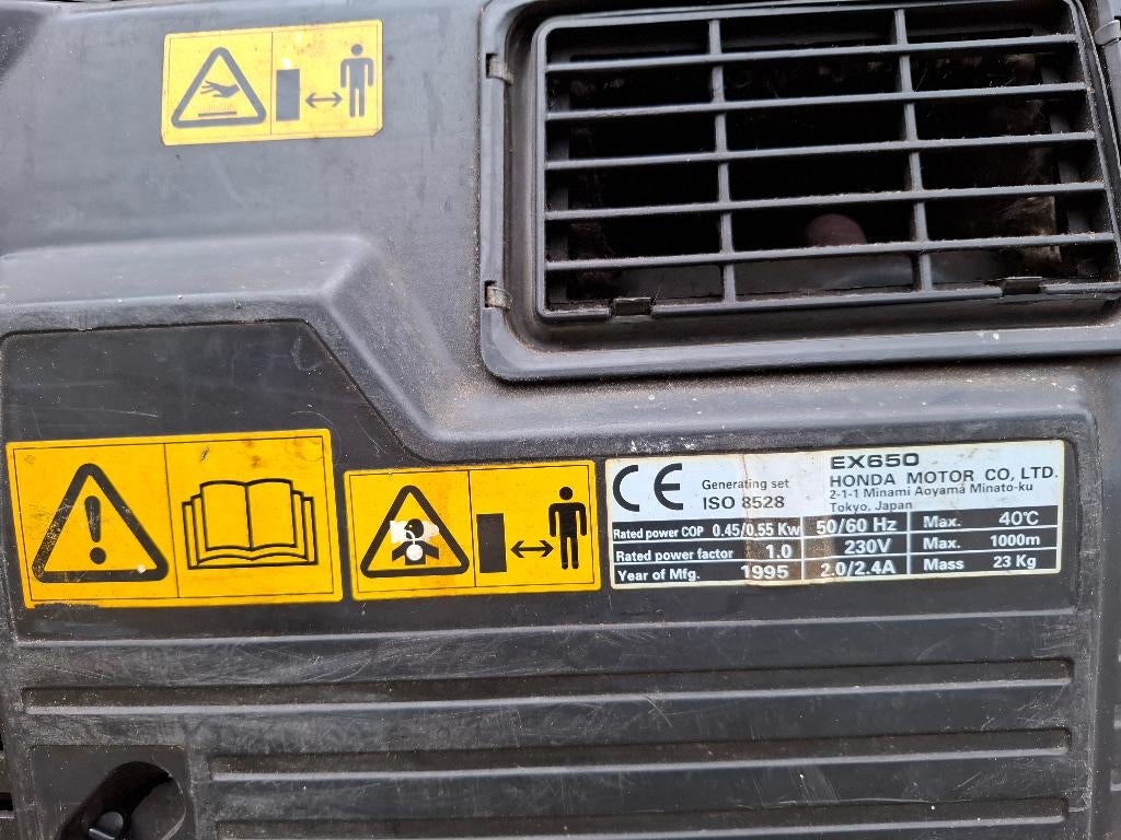 GENERATOR HONDA EX 650, Elektronische apparatuur, Overige elektronische apparatuur, Ophalen, Gebruikt