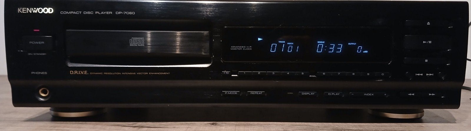 Kenwood DP-7060 High-End CD-Speler – D.R.I.V.E. & DAC7 !!, Enlèvement