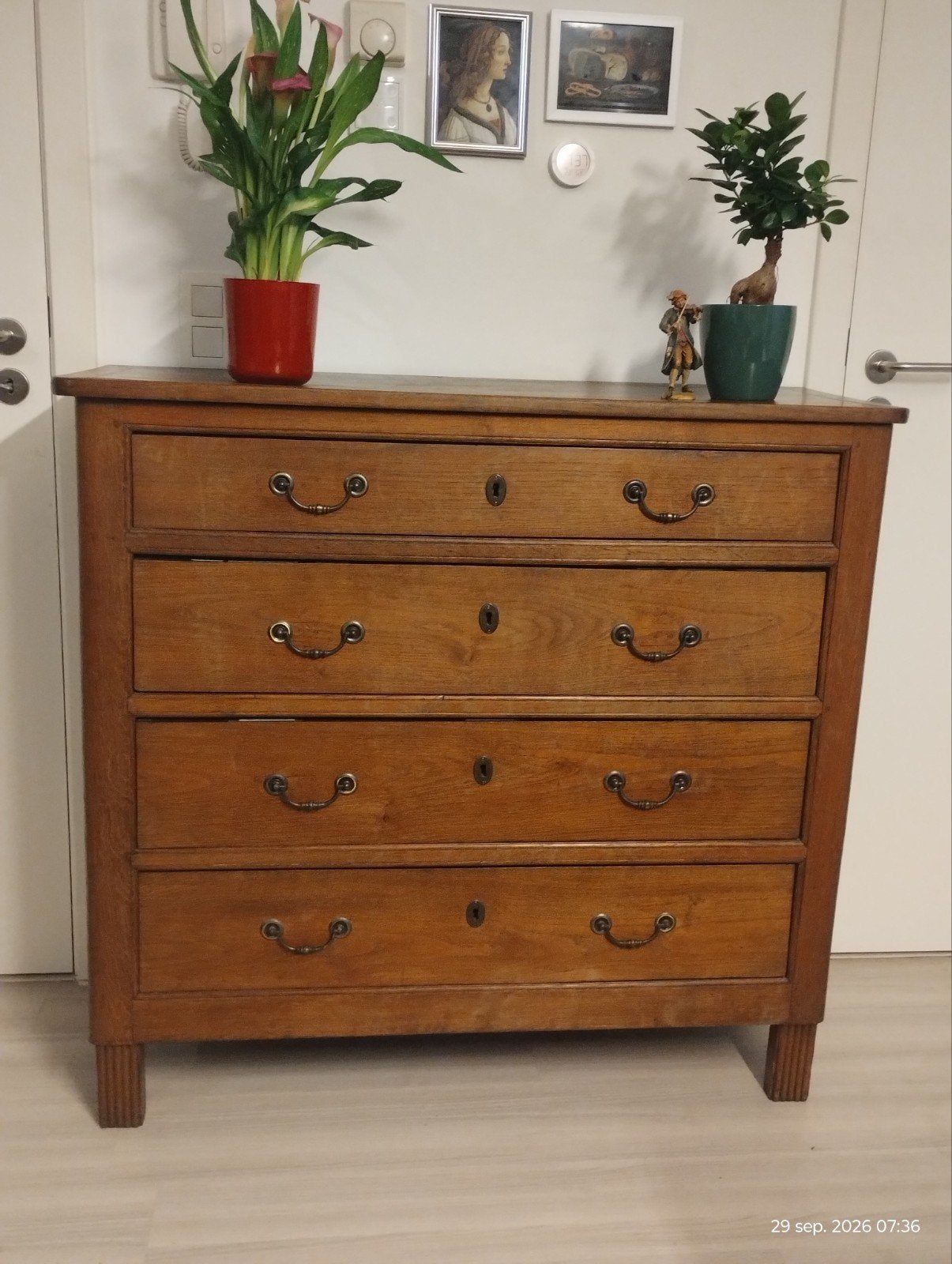 Eiken kastje 110X43, Ophalen, Gebruikt, 100 tot 150 cm, 100 tot 150 cm