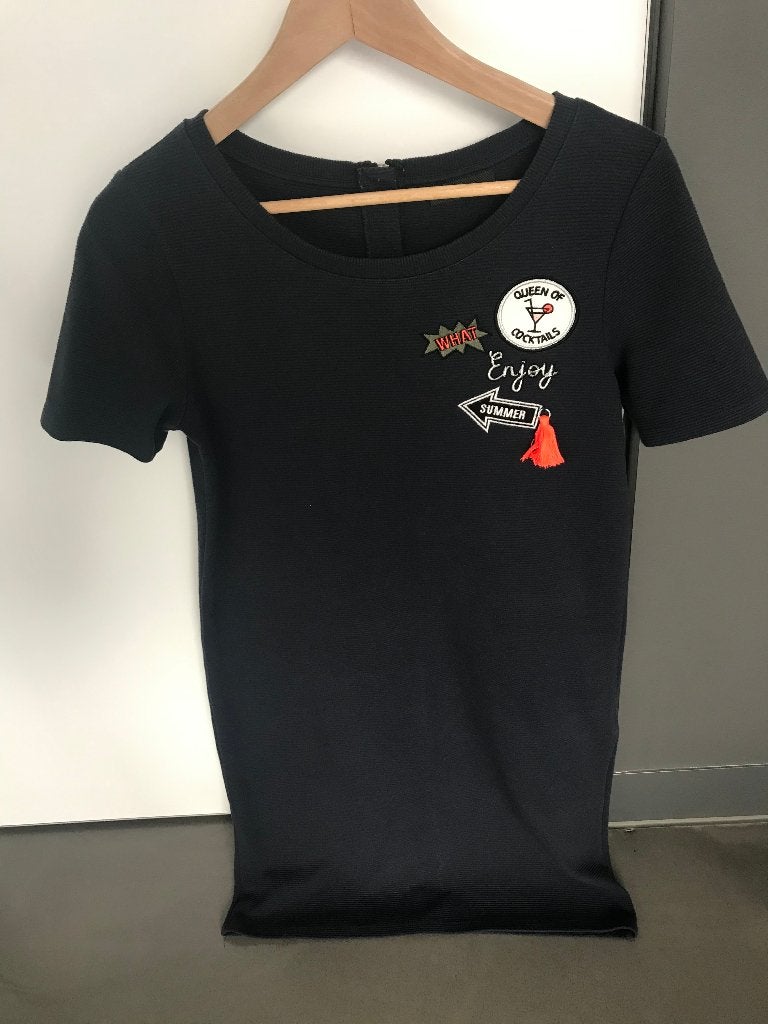 Blauw kleed maat 34, in perfecte staat!, Blauw, JBC, Ophalen of Verzenden, Zo goed als nieuw