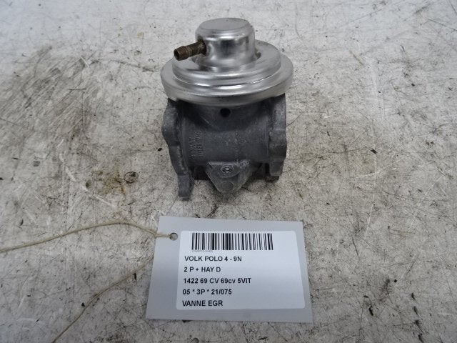 VANNE EGR Volkswagen Polo IV (9N1 / 2/3) (045131501F), Volkswagen, Mevr. I. Hauben, Utilisé, Rue de l'Espoir 34 34
4030  GRIVEGNÉE, BE