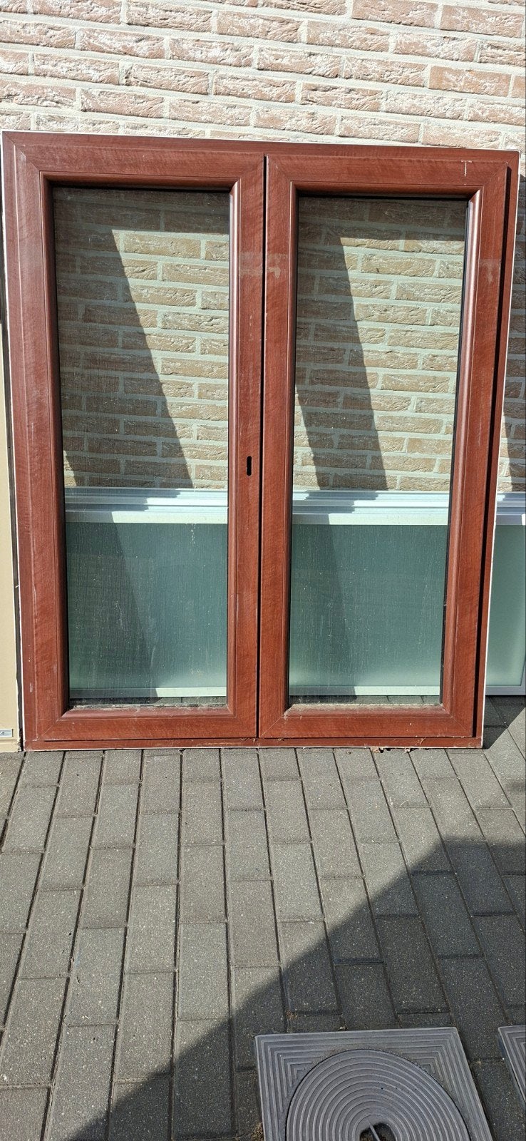 Pvc raam topmerk Schüco, Kunststof, Raamkozijn, Nieuw, Inclusief glas