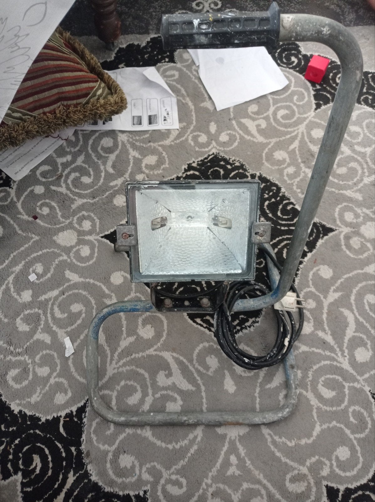 Werklamp, Doe-het-zelf en Bouw, Bouwverlichting, Ophalen of Verzenden