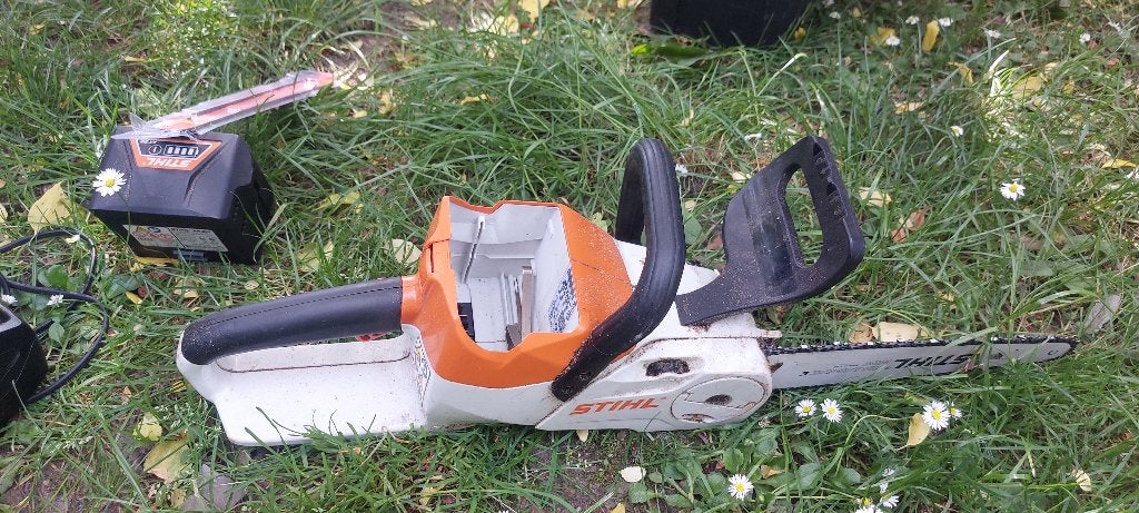 Kettingzaag Stihl MSA 120 c op accu, Enlèvement, Utilisé, Tronçonneuse, Stihl
