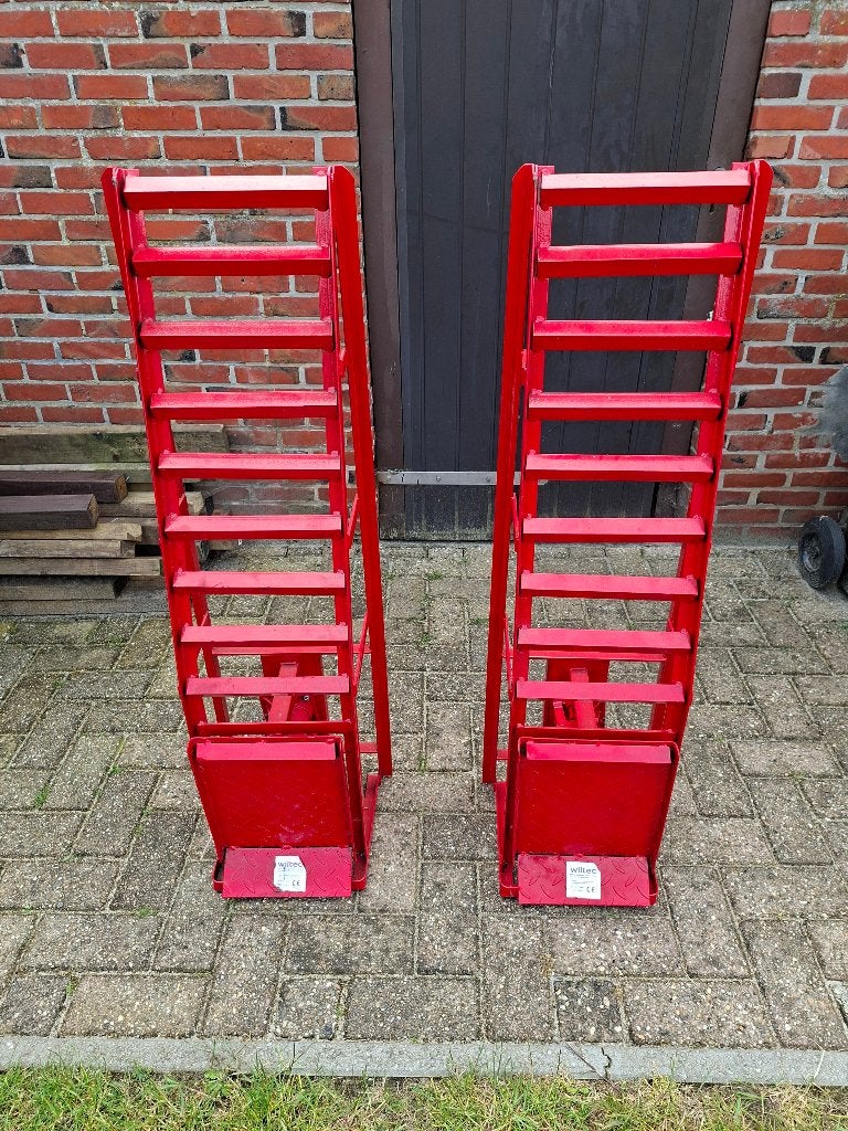 Hydraulische oprijplaat, Ophalen, Gebruikt