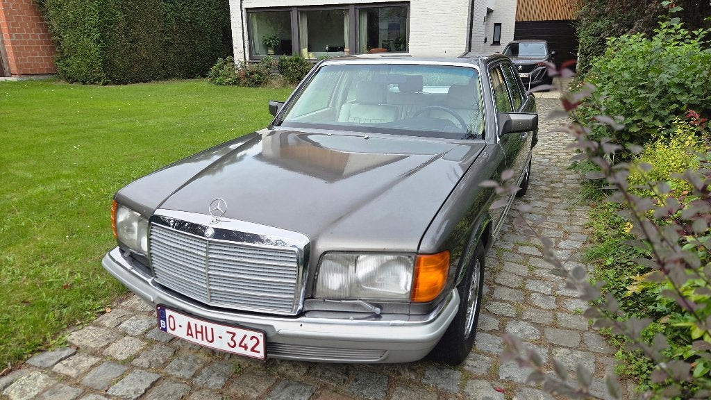 Mercedes 380 SE 1982 Oldtimer, Cuir, Argent ou Gris, Achat, Mercedes-Benz