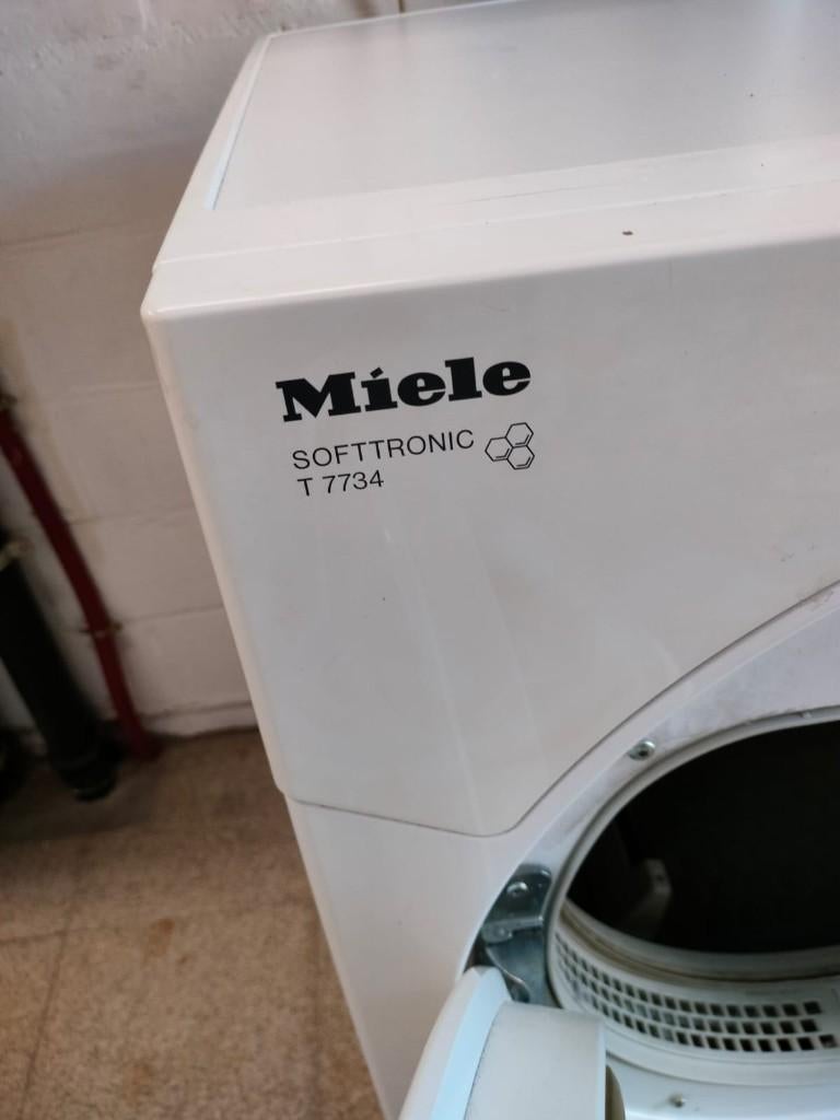 Droogkast Miele, Évacuation d'air, 4 à 6 kg, Chargeur frontal, Enlèvement