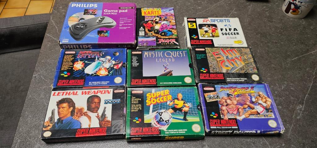 SNES-gamecollectie, Games en Spelcomputers, Ophalen of Verzenden, Gebruikt