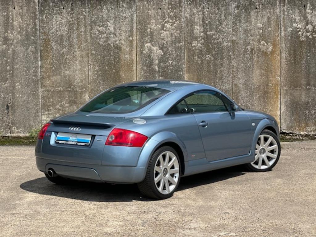 Audi TT 1.8 Turbo 20v Quattro | Historiek | S-line | Airco, Autos, Cuir, 227 g/km, Entreprise, Bleu