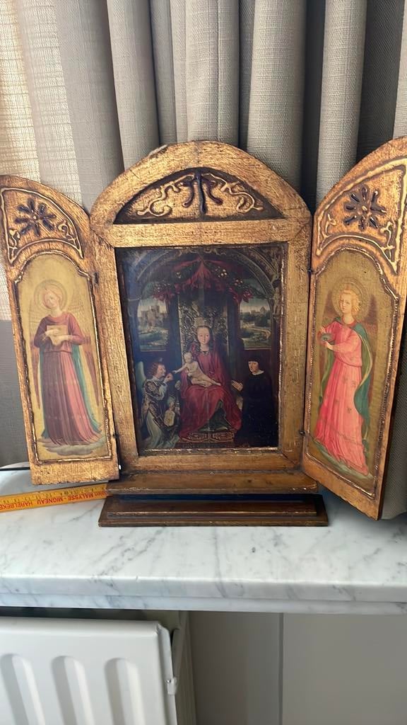 Drieluik, Antiek en Kunst, Antiek | Religieuze voorwerpen, Ophalen
