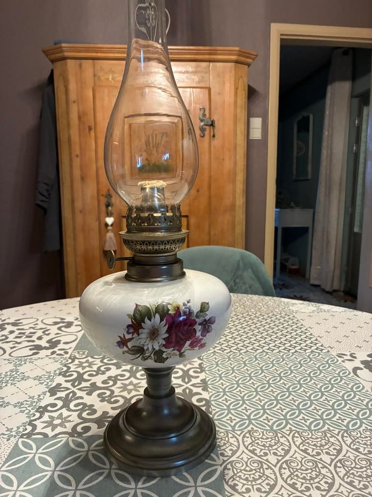 Lampe a pétrole vintage de décoration, Enlèvement