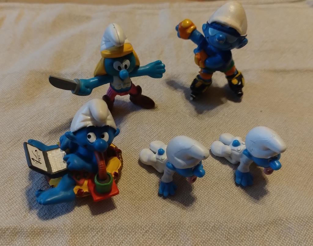 Lot de schtroumpfs, boîte 4, Enlèvement ou Envoi, Utilisé