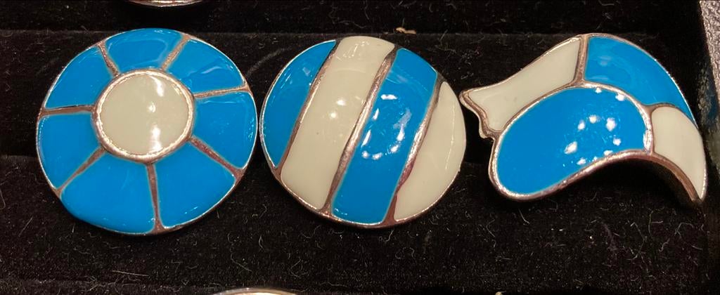 Verstelbare ringen,verschillende vormen.PP stuk., Ophalen of Verzenden, Nieuw, Blauw, Dame