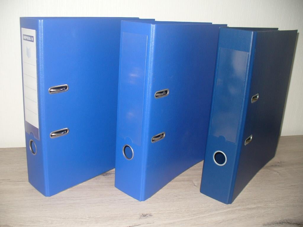 3 ringmappen als nieuw, Ophalen of Verzenden, Zo goed als nieuw
