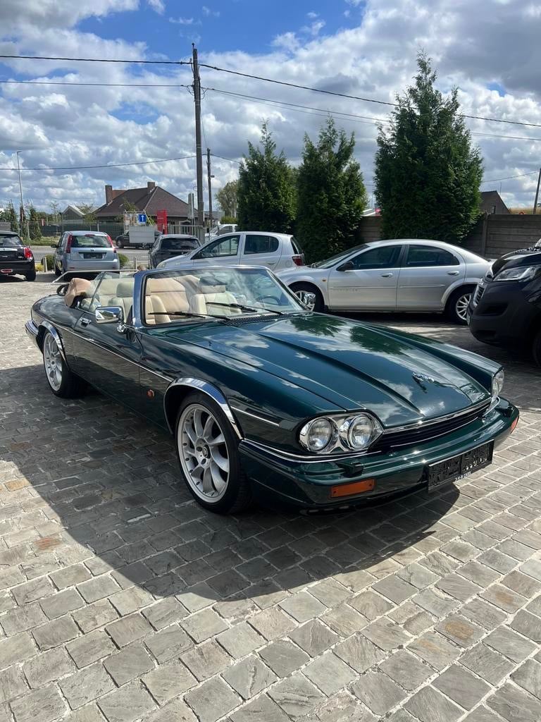Jaguar XJS cabrio 5.3 cc met 89000km oldtimer v12, Auto's, Automaat, Beige, Leder, Bedrijf