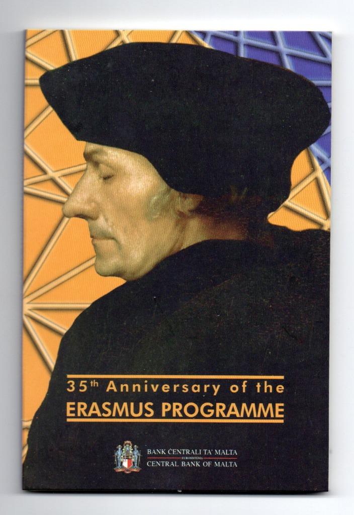 2 EURO 2022  MALTA   ERASMUS   RAAR    € 70, Ophalen of Verzenden, Malta, 2 euro, Losse munt