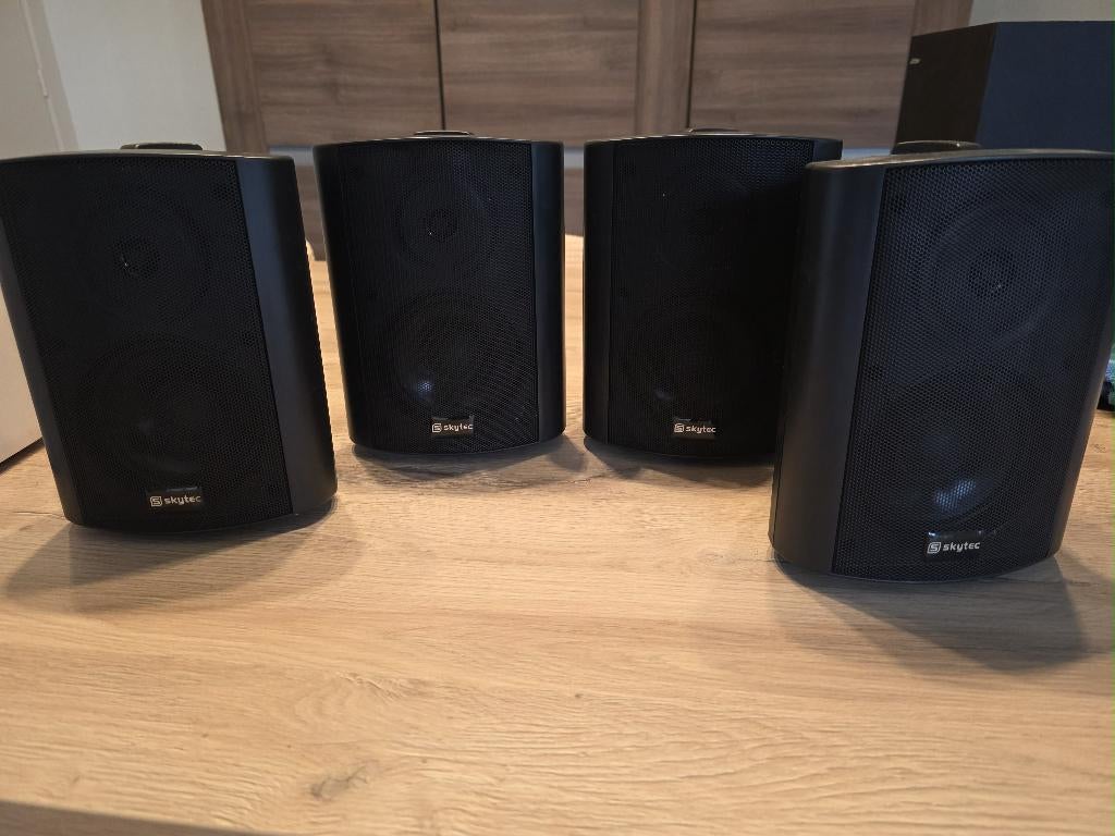 Binnen speakers 100W, Audio, Tv en Foto, Gebruikt, 60 tot 120 watt, Front, Rear of Stereo speakers, Ophalen