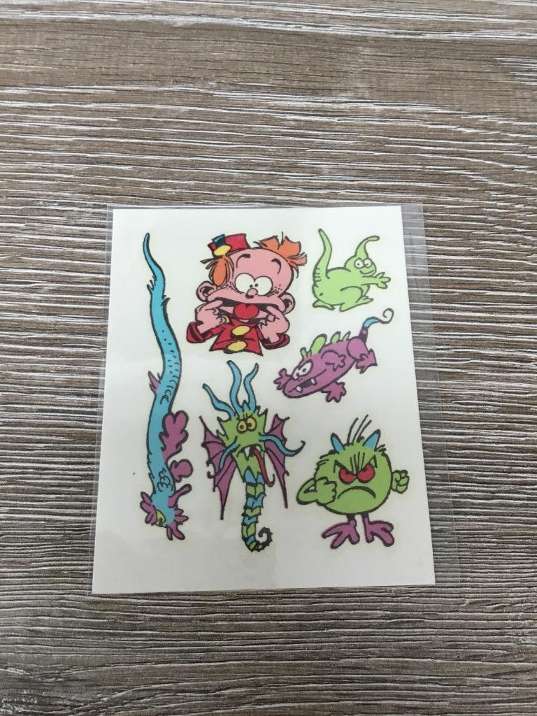 De kleine Robbe / monsters - Tattoo’s - bijlage bij Spirou, Ophalen of Verzenden, Nieuw, Gebruiksvoorwerp