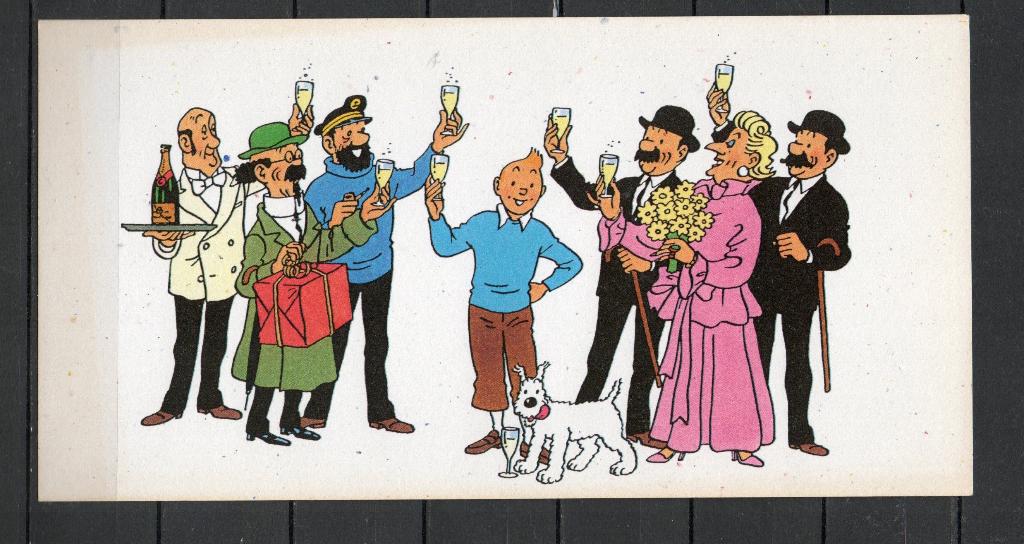 Carte : Hergé : Tintin/ Kuifje : apéro, Ophalen of Verzenden