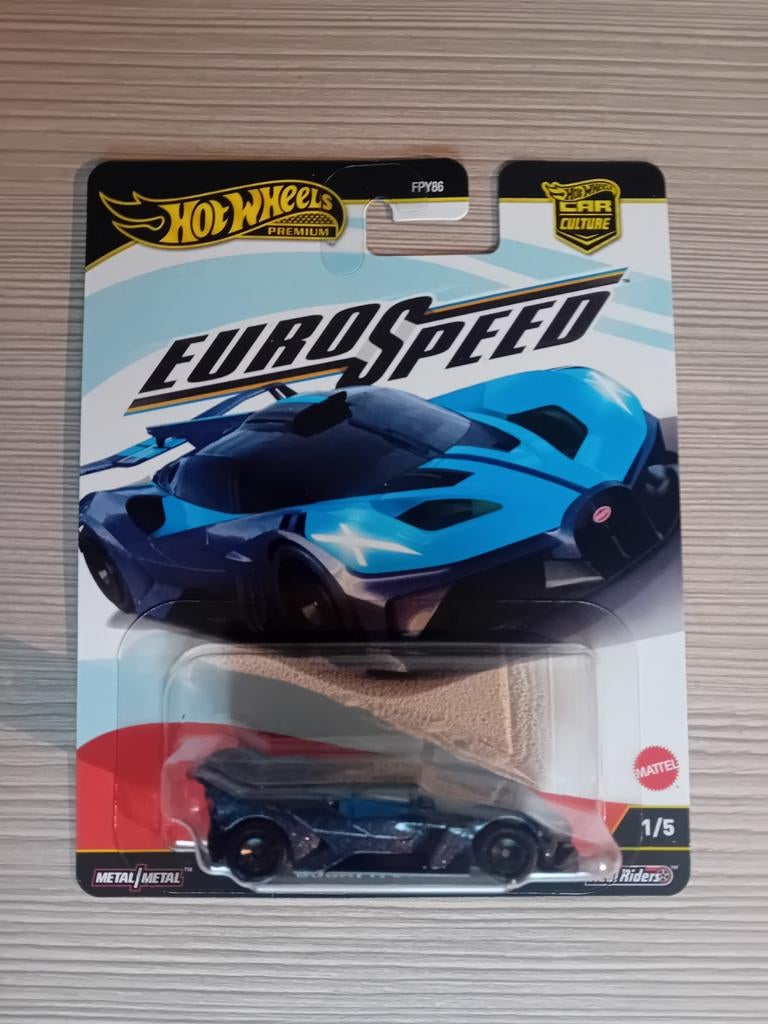 Hotwheels Eurospeed Bugatti Bolide Hot Wheels, Enlèvement ou Envoi, Voiture