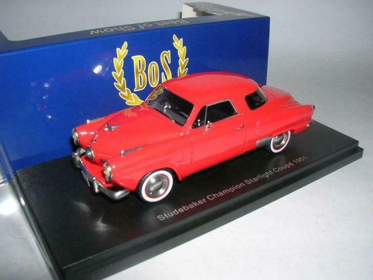 1:43 BoS Models Studebaker Champion Starlight Coupe 1951, Enlèvement ou Envoi, Neuf, Voiture