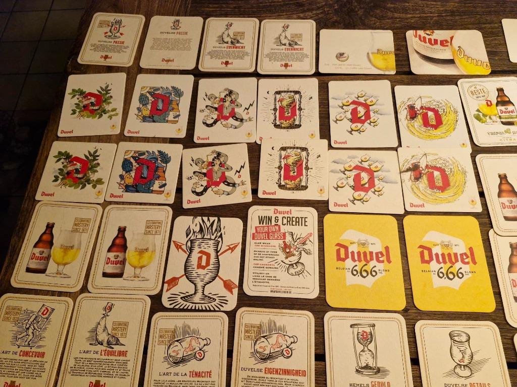 lot de 50 SOUS-BOCK DUVEL - BEER COASTERS BIERKAARTJES, Collections, Enlèvement ou Envoi, Neuf, Sous-bock, Duvel