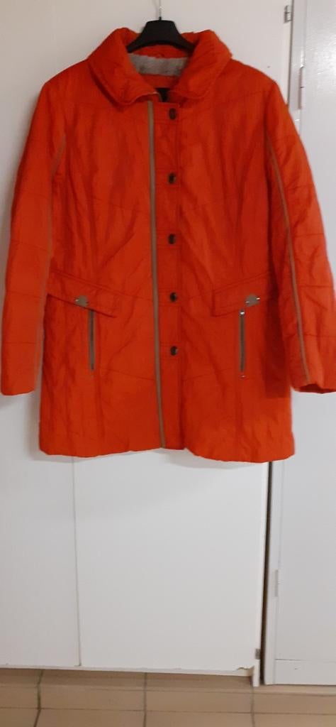 Warme WINTERJAS - merk GERRY WEBER - maat 44 - kleur oranje, Maat 42/44 (L), Oranje, Ophalen of Verzenden, Zo goed als nieuw
