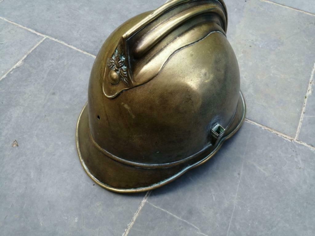 FRANCE - COQUE DE CASQUE DE POMPIER VERS 1914, Enlèvement ou Envoi, Autres, Casque ou Béret